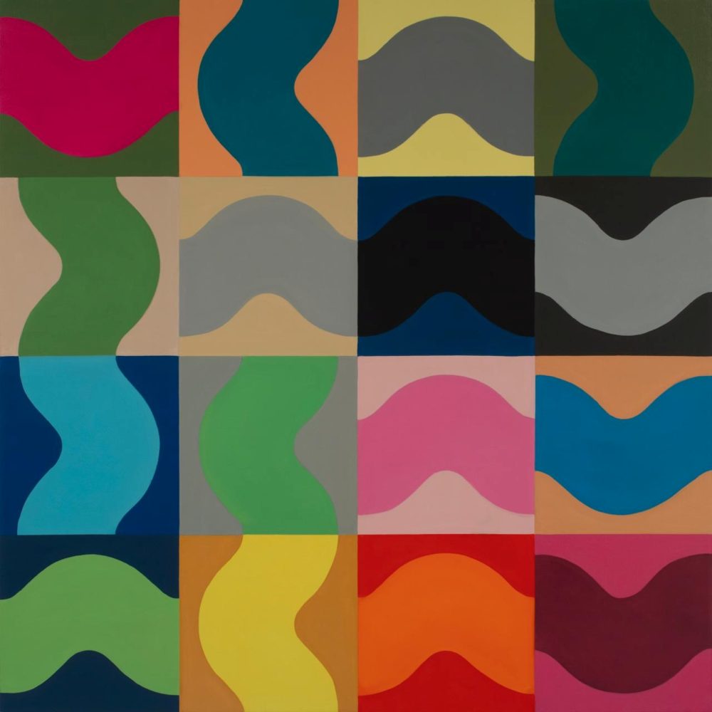 Diango Hernandez, Cantos de Sirenas 28, 2024, Oil on canvas, 150 x 150 cm. Courtesy Wizard Gallery