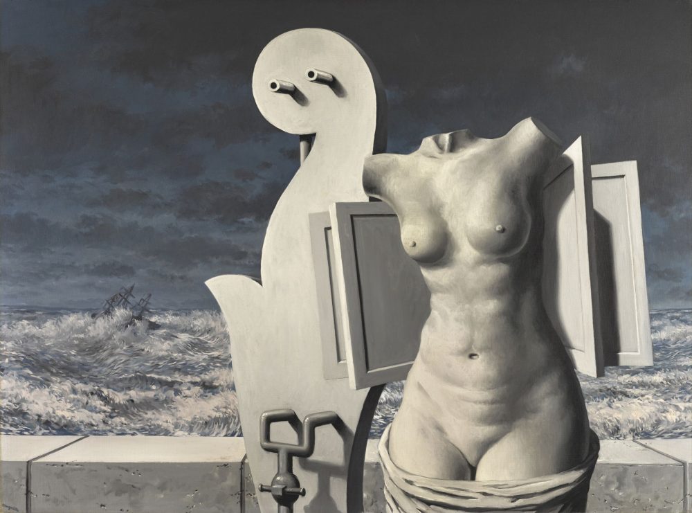 René Magritte, La Statue volante