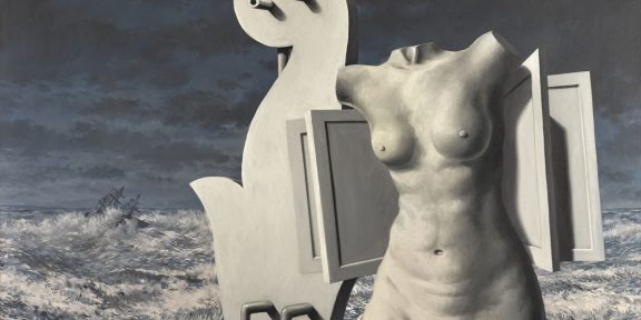 René Magritte, La Statue volante