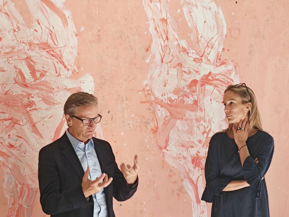 Thaddaeus Ropac ed Elena Bonanno di Linguaglossa