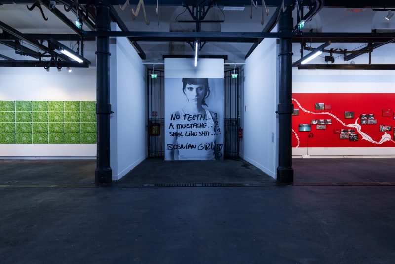 Installation view Spazi di Resistenza, Mattatoio di Roma, Padiglione 9B. Courtesy Latitudo Art Projects © Monkeys Video Lab