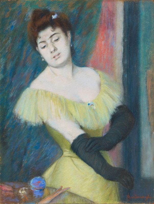 Federico Zandomeneghi, I guanti neri (stima € 70.000/90.000) - Farsettiarte