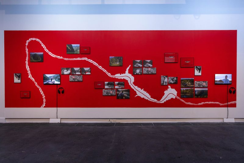 Installation view Spazi di Resistenza, Mattatoio di Roma, Padiglione 9B. Courtesy Latitudo Art Projects ©Monkeys Video Lab