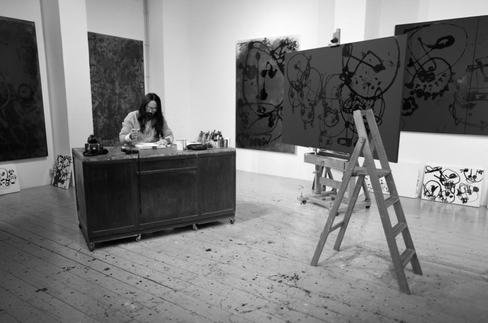 Alessandro Michele nello studio di Danilo Bucchi Ph. Danilo Bucchi-archovi©bucchi