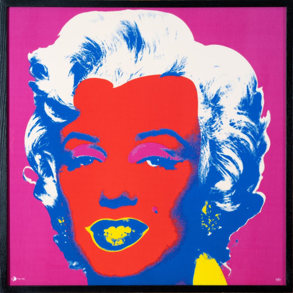 Andy Warhol - Rosenthal Objekt, Wandbild Marilyn Pink, 2011