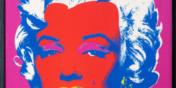 Andy Warhol - Rosenthal Objekt, Wandbild Marilyn Pink, 2011