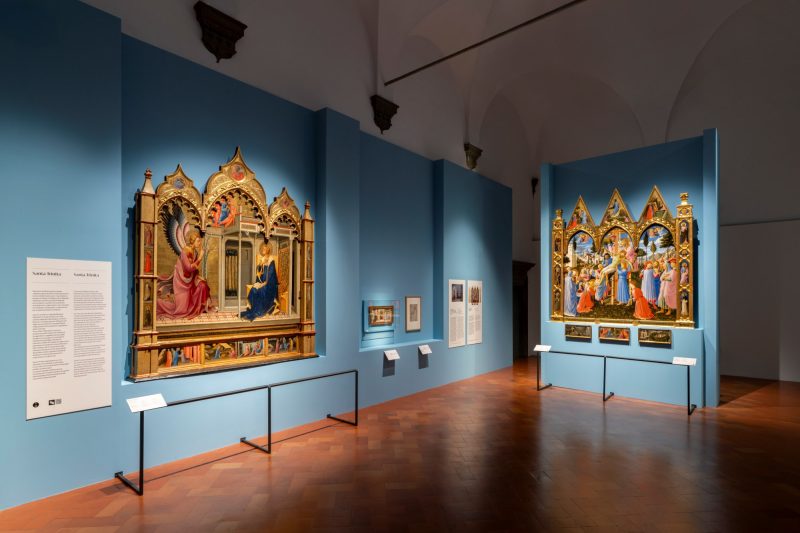 Beato Angelico, exhibition views, Palazzo Strozzi e Museo di San Marco, Firenze, 2025. Photo Ela Bialkowska, OKNO Studio