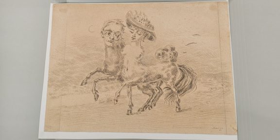 Disegno di Alberto Savinio della Collezione Ramo