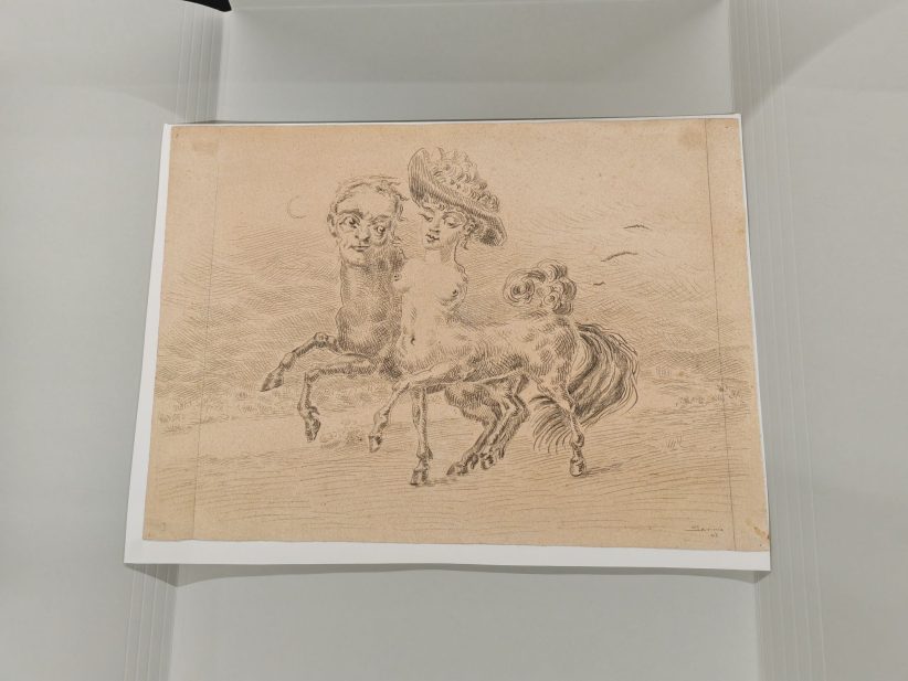 Disegno di Alberto Savinio della Collezione Ramo