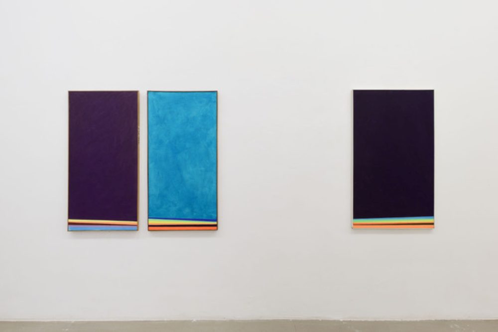 Installation view della mostra “Turcato” alla Fondazione Giuliani per l’Arte Contemporanea di Roma