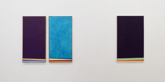 Installation view della mostra “Turcato” alla Fondazione Giuliani per l’Arte Contemporanea di Roma