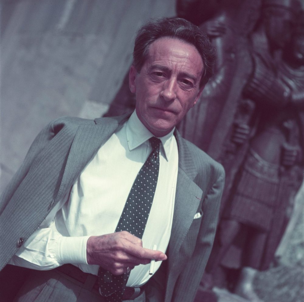Jean Cocteau, photo by Sam Levin ® Ministere de la Culture, Mediatheque du Patrimoine, Dist. RMN- Grand Palais, Art Resource, NY right