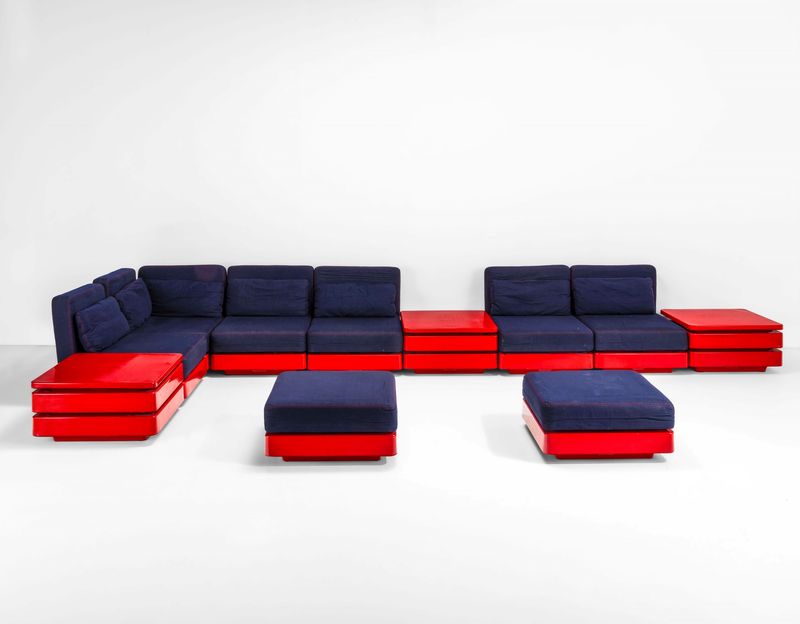 Gerd Lange, Divano modulare (stima € 5.000/7.000) ©Cambi Casa d'Aste