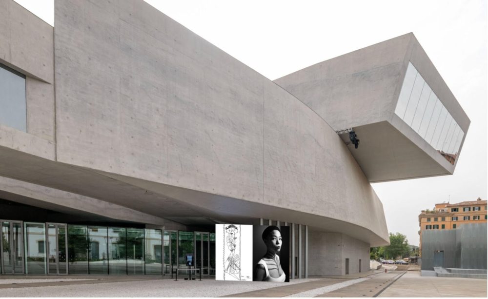 MAXXI Roma-OLTRETUTTO 2024-video installazione led wall-5x6 m