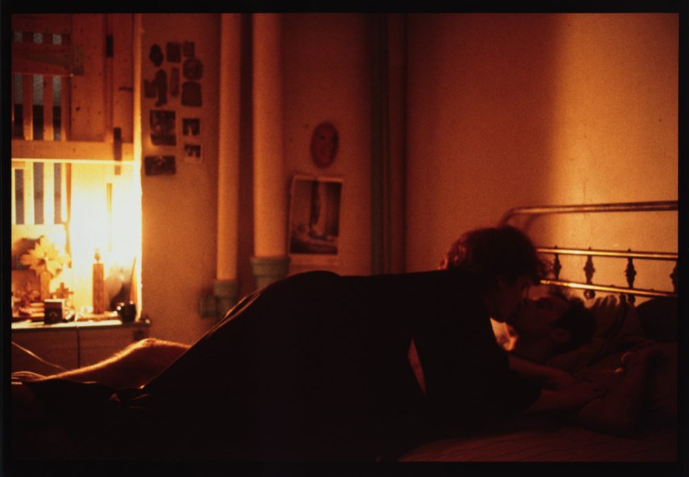 Nan Goldin, Self-portrait on top of Brian, Kissing, NYC