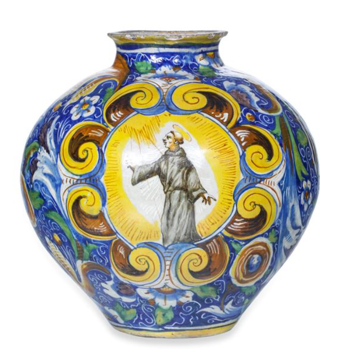 Vaso globulare. Venezia, bottega di Mastro Domenego, seconda metà del XVI secolo