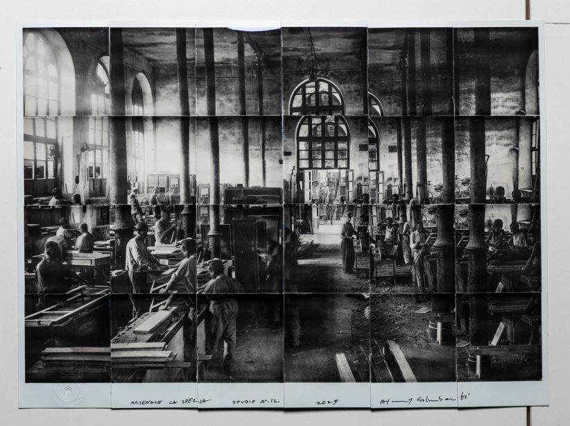 Un'opera di Maurizio Galimberti per La Spezia