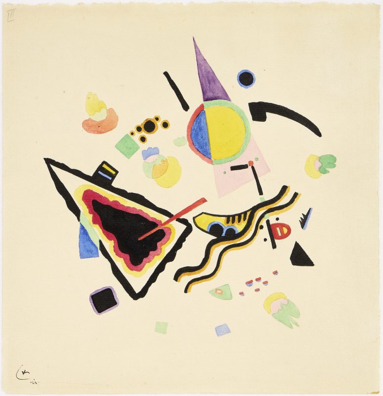 Lotto 574, Wassily Kandinsky, Senza titolo, 1921. Stima 200.000/300.000 euro - Farsettiarte