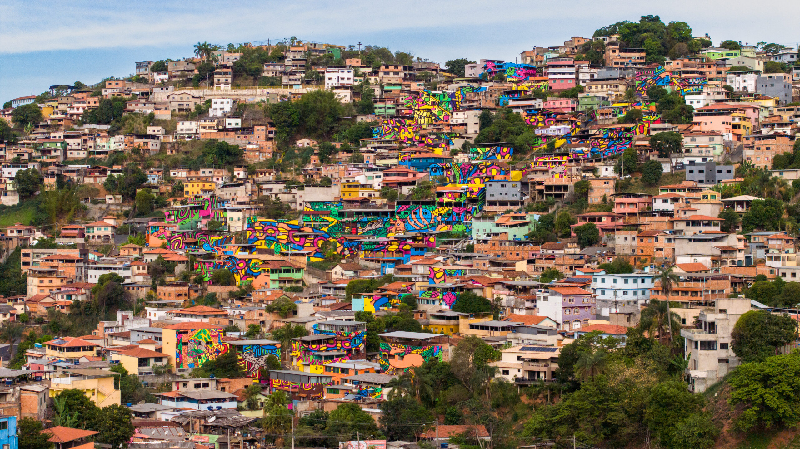 MAHKU: il più grande murale del Brasile é in Minas Gerais