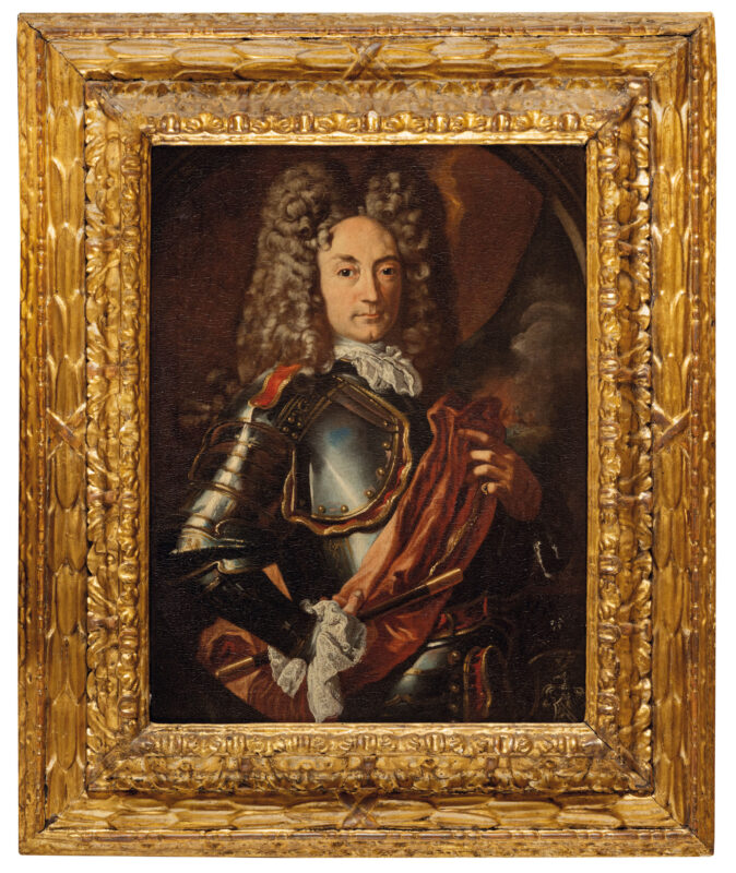 Lotto 209 , FRANCESCO SOLIMENA (Canale di Serino, 1657 - Barra, 1747), Ritratto del Duca Annibale Marchese. Olio su tela, cm 64,5X48,5. Stima € 20.000 - 30.000 - Wannenes Casa d'Aste