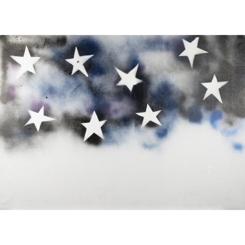 Lotto 22, Mario Schifano, Tutte stelle, 1973. Stima 15000-25000 euro. Colasanti Casa d’Aste