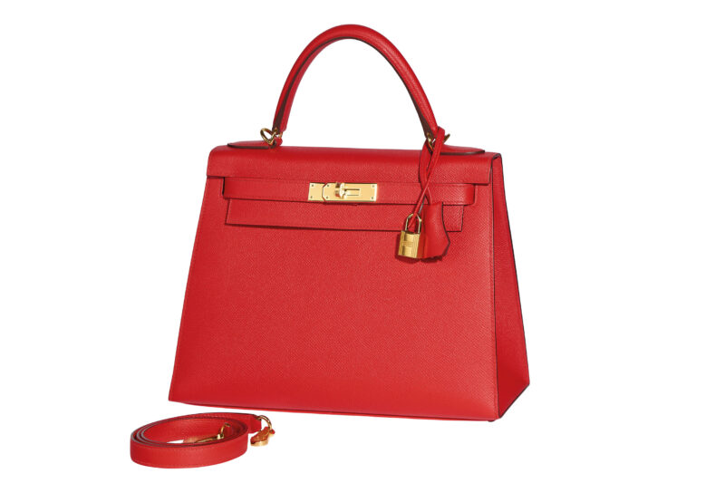 Lotto 238, HERMÈS – 2019 Borsa Kelly Sellier 28 in pelle Epsom Rouge de Coeur. Finiture in metallo dorato. Tracolla, chiavi, lucchetto, dust bag e scatola. Condizioni: nuova, mai portata. STIMA15-20 mila euro - Casa d'Aste Wannenes