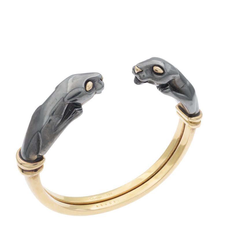 Lotto 38, bracciale Cartier della collezione Panthère in oro giallo 18kt, stima 6-8 mila euro. Colasanti Casa d'Aste