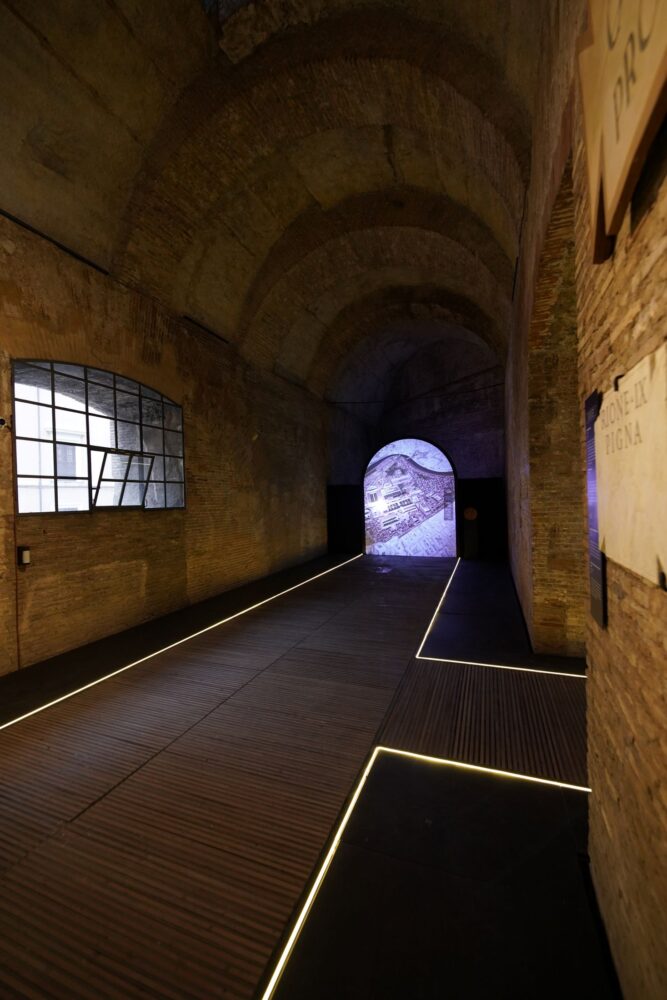 Gli spazi della Basilica di Nettuno al Pantheon