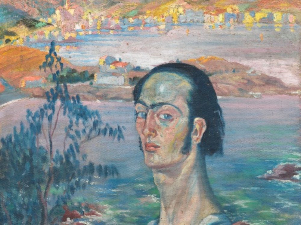 Dalì. Autoritratto con collo di Raffaello, 1921