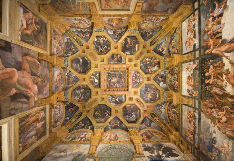 Giulio Romano e allievi, Camera di Amore e Psiche, 1527, olio su intonaco su supporto ligneo, Mantova, Palazzo Te, Foto Gianmaria Pontiroli © Fondazione Palazzo Te