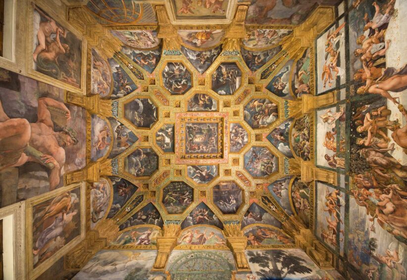 Giulio Romano e allievi, Camera di Amore e Psiche, 1527, olio su intonaco su supporto ligneo, Mantova, Palazzo Te, Foto Gianmaria Pontiroli © Fondazione Palazzo Te