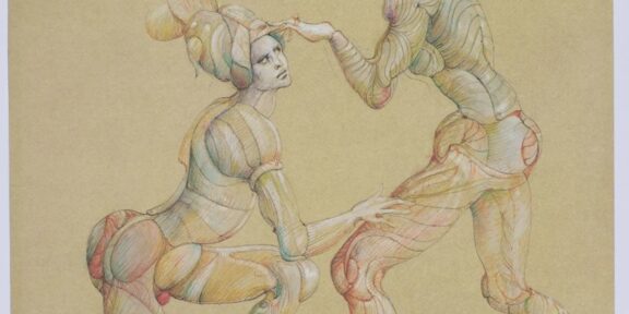 Leonor Fini, Senza titolo (opera presente in Fruits de la Passion, 1980), fotolitografia; Abano Terme, Museo Villa Bassi Rathgeb (donazione dell’ambasciatore Ugo Gabriele de Mohr). © Leonor Fini, by SI