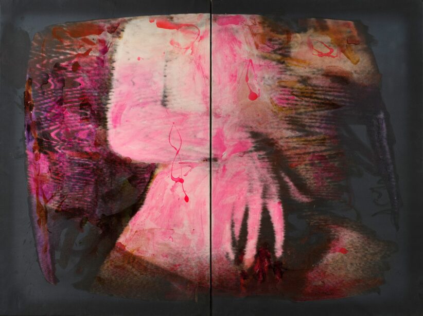 Lotto 130, Mario Schifano, Programma Notturno, 1972. Stima 50.000/80.000 euro - Blindarte