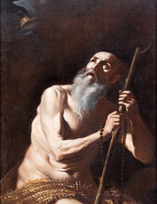 Lotto 94, Mattia Preti, San Paolo Eremita. Stima 100.000/120.000 euro - Blindarte