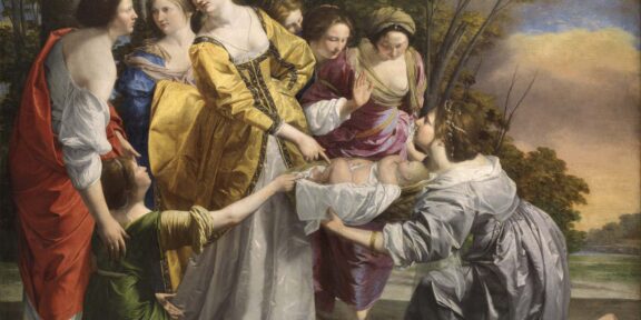 Orazio Gentileschi, Mosè salvato dalle acque, 1633 Olio su tela, 241x281 cm Madrid, Museo Nacional del Prado