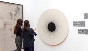 Artworks by Latifa Echakhch presented by Dvir in the Galeries sector of Art Basel Paris 2025