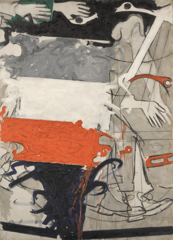 Lotto 28, Mario Schifano, N°2 dagli archivi del Futurismo. Stima 300.000-400.000 euro - Sotheby's