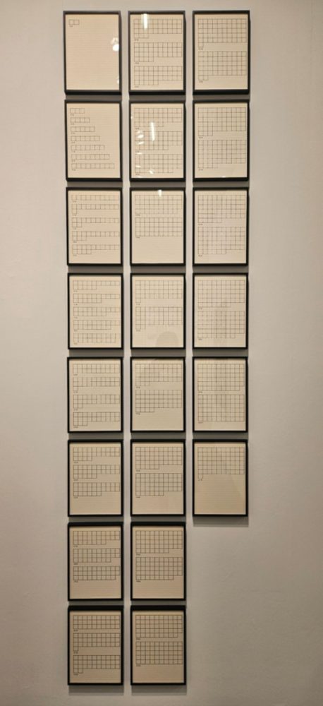 Hanne Darboven, Konstruktion Perforation, 1966-67, Michael Werner Galerie