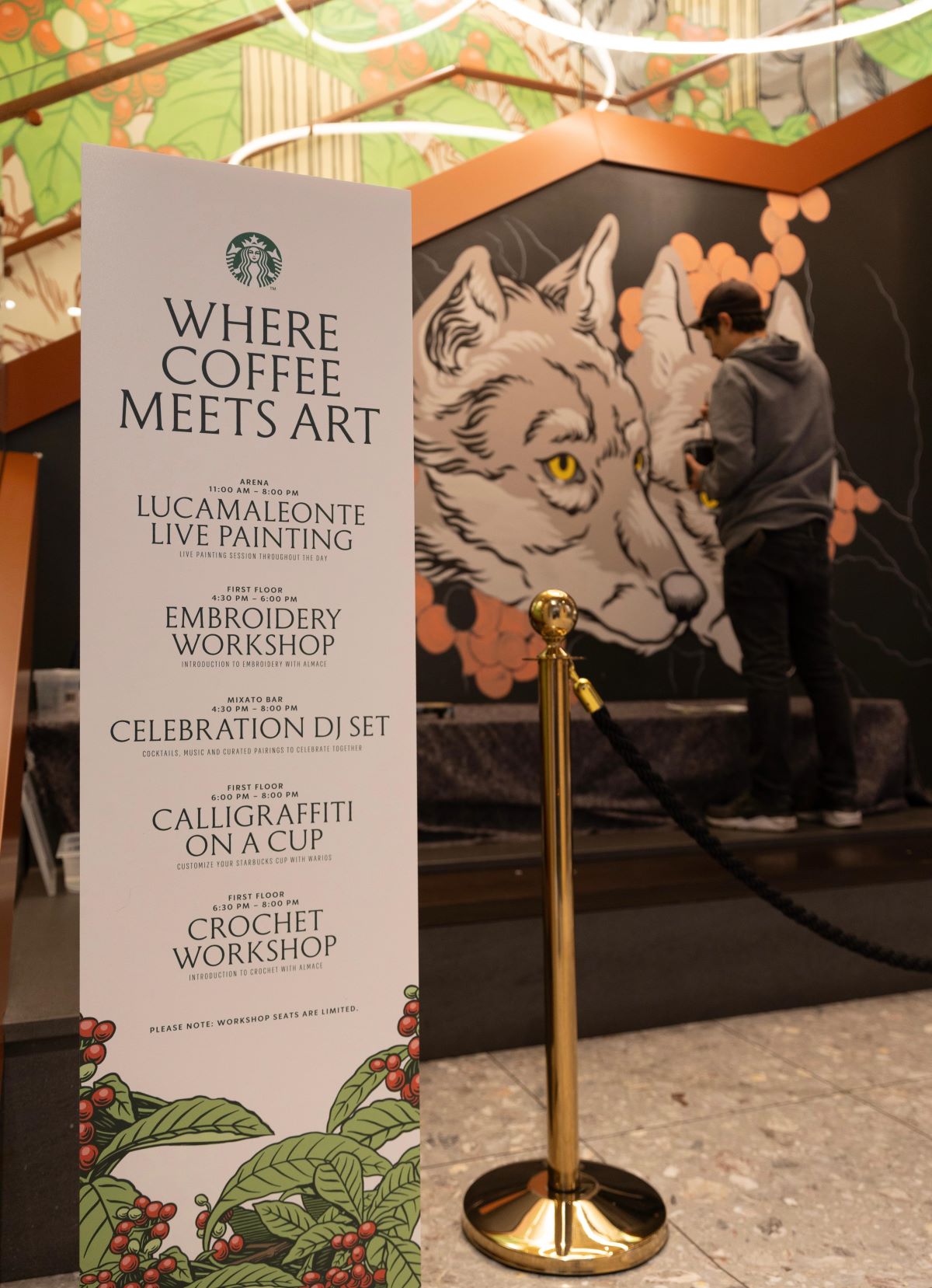 Un anno di “Where Coffee Meets Art”. Il Flagship Starbucks di Roma festeggia tra creatività e comunità