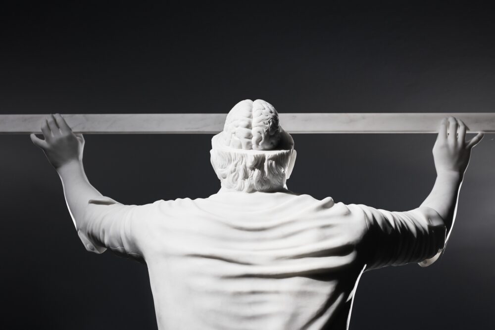 Veduta della mostra Jan Fabre. Songs of the Canaries e Songs of the Gypsies, 21Gallery, Villorba (TV), 2025. Ph. Federico Beccari