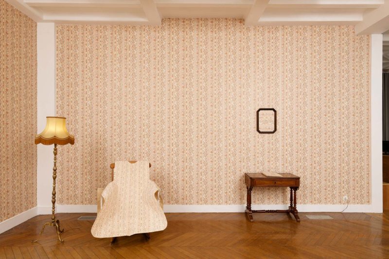 Veduta della mostra Tomaso Binga - Corps-poésie, a La Galerie di Noisy-Le-Sec, in Francia