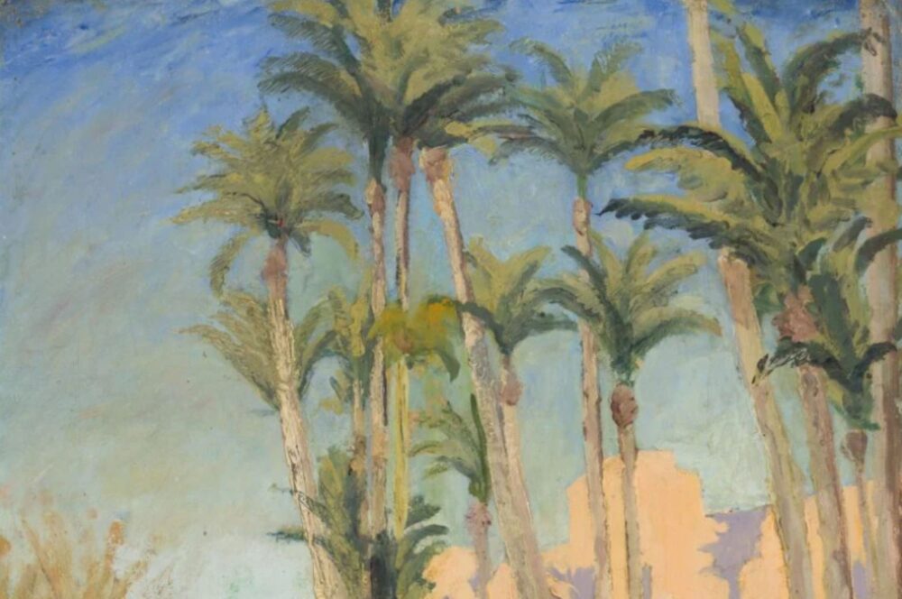 Winston Churchill, Marrakech, 1935 circa, photo courtesy Heffel (particolare)