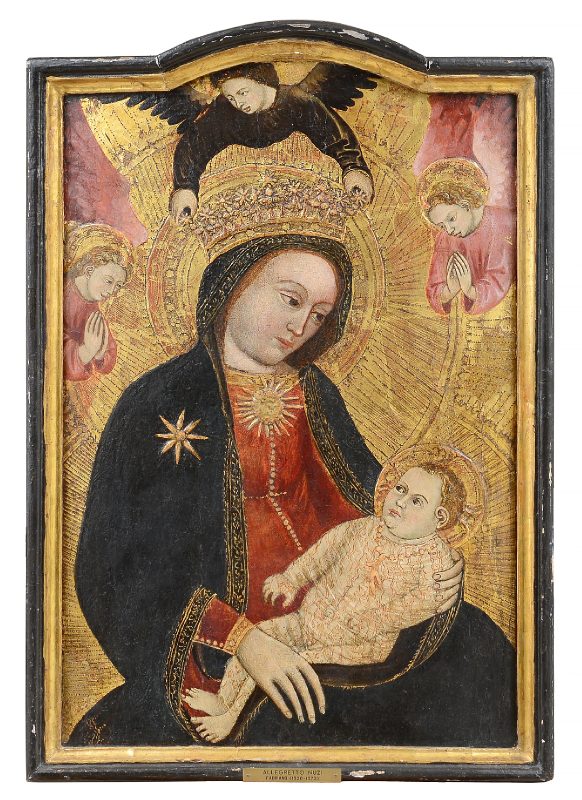 Lotto 184, Olivuccio di Ciccarello, Madonna dell’Eucarestia. Base d'asta 25.000 euro. Meeting Art