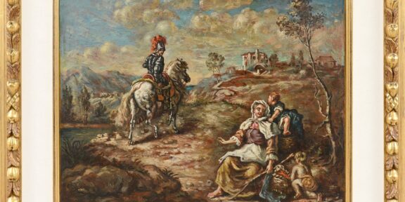 Lotto 200, Giorgio de Chirico, La madre, 1950. Stima 125.000/140.000 euro, base d’asta 70.000 euro - Meeting Art