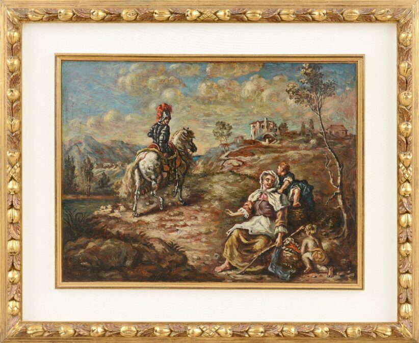 Lotto 200, Giorgio de Chirico, La madre, 1950. Stima 125.000/140.000 euro, base d’asta 70.000 euro - Meeting Art