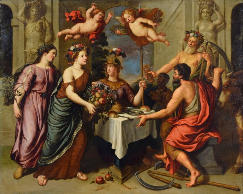 BRAFA Art Fair 2026, Ars Antiqua. Pieter van Lint, Allegory of labor