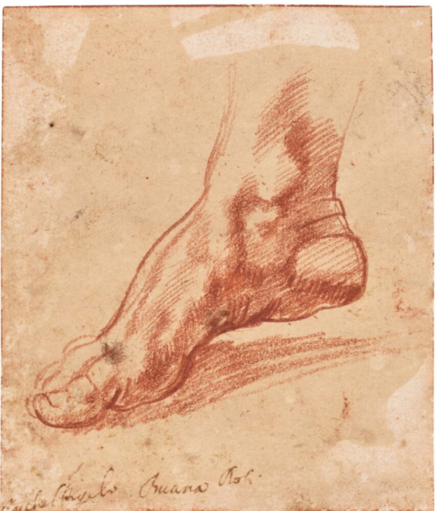 Il disegno preparatorio per la Cappella Sistina di Michelangelo in asta da Christie's