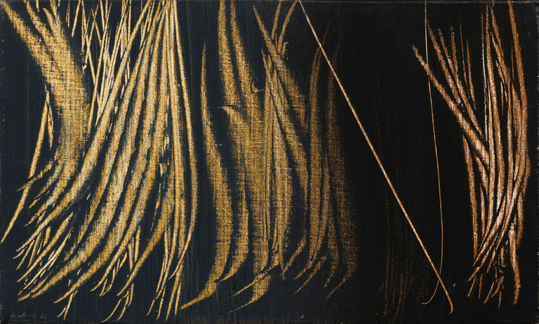Lotto 45, Hans Hartung,T1962-L15. Stima 40-60 mila euro. Martini Casa d'Aste
