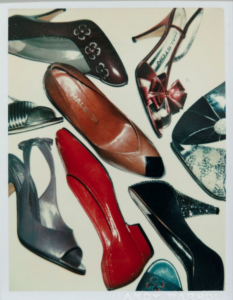 Andy Warhol, Shoes, 1981, Unique Polaroid, 10,8x8,6 cm. © The Andy Warhol Foundation for the Visual Arts, Inc., By SIAE 2025