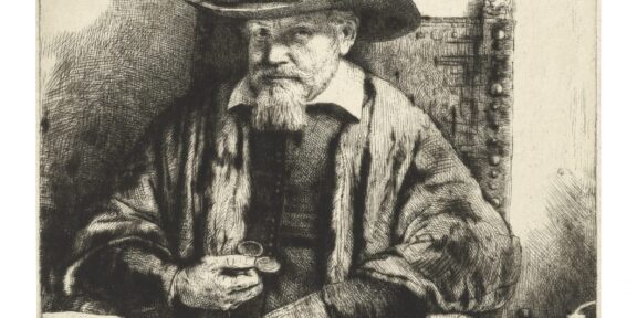 Arnout Tholinx, Inspector (ca. 1656), di Rembrandt, foto courtesy Christie’s